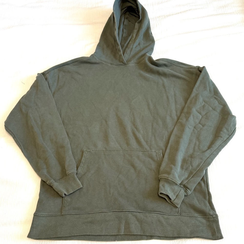 Green Hooded Sweatshirt